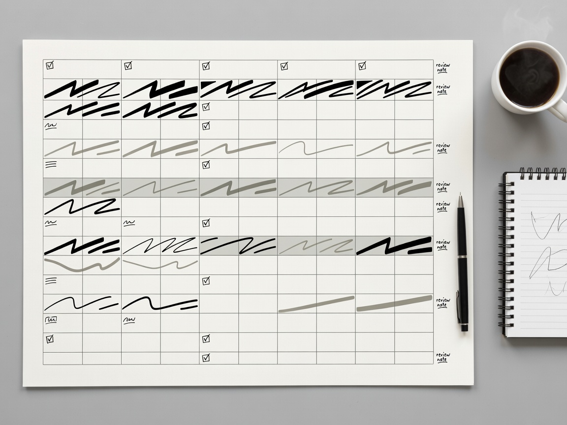 Athlete performance planning calendar with training blocks and review notes